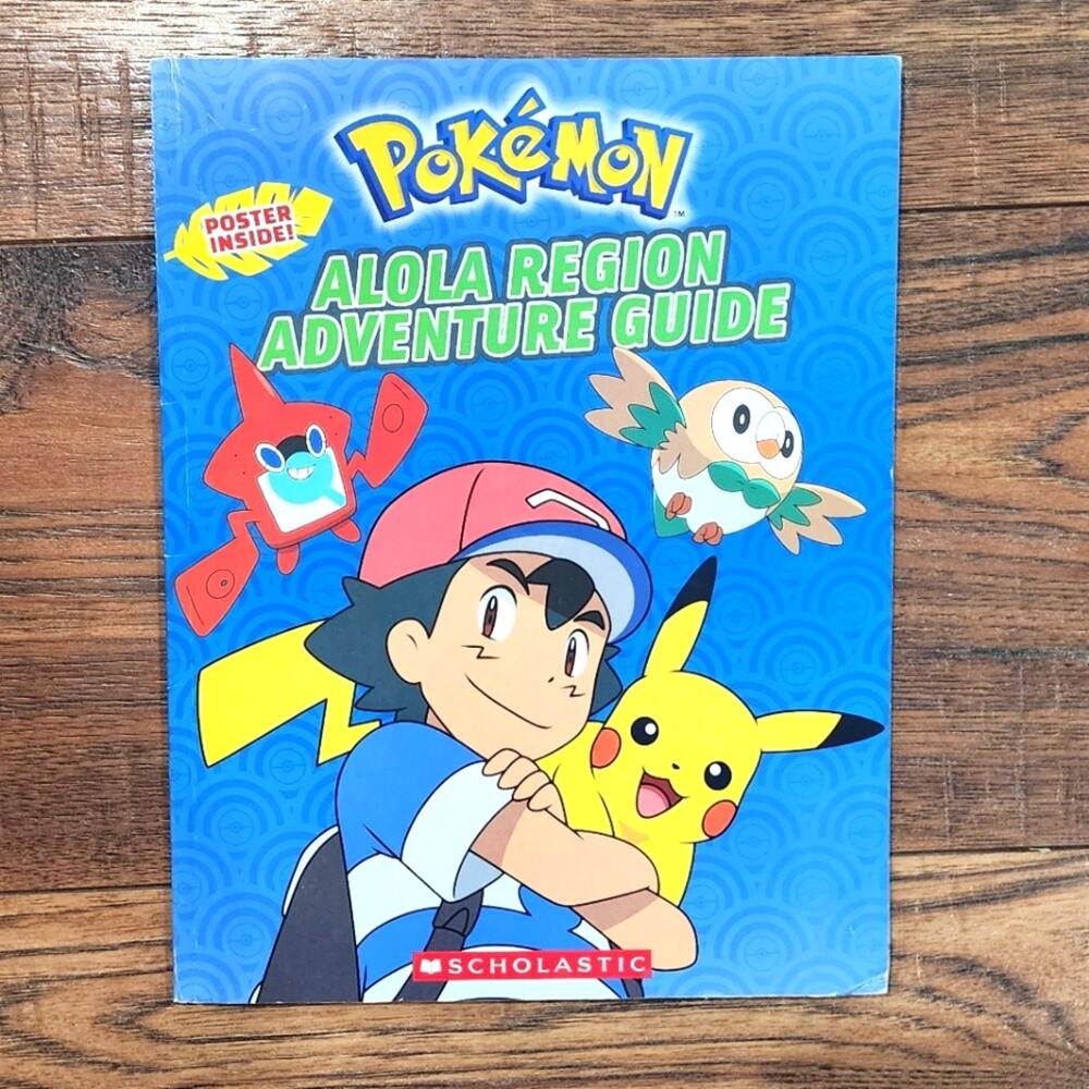 Pokémon Alola Region Adventure Guide Paperback Nonfiction Reference Book 2018